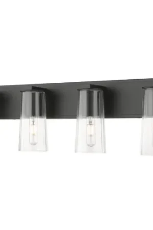 Z-Lite Titus Matte Black Bathroom Light Free Delivery
