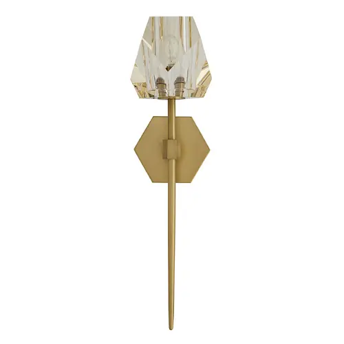 Gemma Sconce in Antique Brass by Arteriors Home One Day Deal