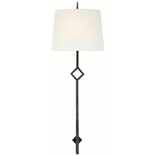 Visual Comfort Signature Collection Studio Vc Cranston Aged Iron Sconce Big Sale