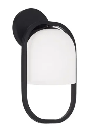 Zeek Capsule Wall Sconce in Matte Black by Capital Lighting Holiday Sale