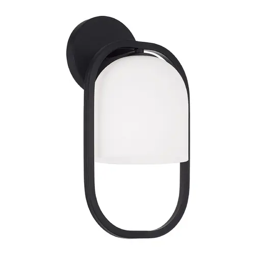Zeek Capsule Wall Sconce in Matte Black by Capital Lighting Holiday Sale