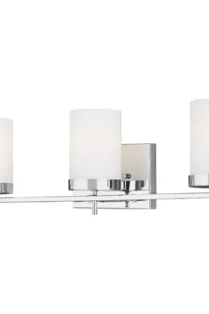 Zire 24-Inch Bath Light in Chrome by Visual Comfort Studio Modern