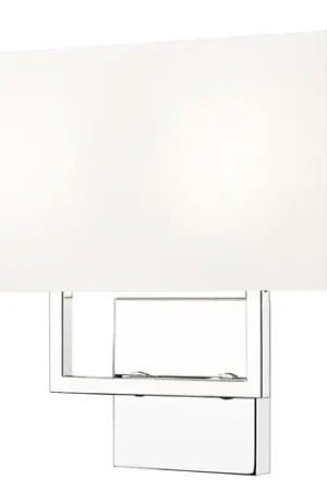 Z-Lite Saxon Polished Nickel Sconce Handmade