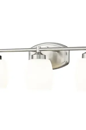 Z-Lite Kendrick Brushed Nickel Bathroom Light Special Discount