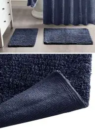 Authentic Cotton Tufted Bath Rug Set 2 Pieces