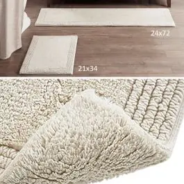 Cotton Tufted Reversible Bath Rug Must Have