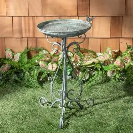 Antique Style Metal Bird Bath High Quality