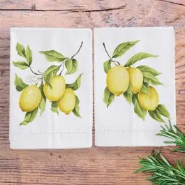 Buy Today Lemon Guest Towel Set of 2