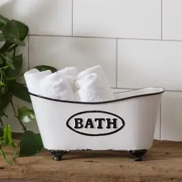 Bath Tub Shaped Storage Bin Worldwide Shipping