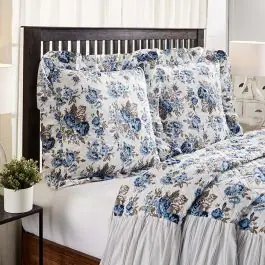 Floral With Ruffle Euro Sham Save Now
