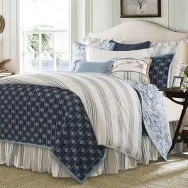 3 Piece Coastal Cottage Stripes Comforter Set Direct From Manufacturer