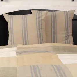 Farmhouse Grain Sack Stripe Euro Sham Set of 2 Affordable