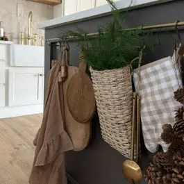 Willow Wicker Hanging Basket Final Sale