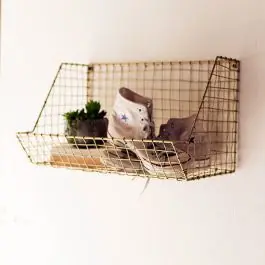 Wall Mount Wire Basket Genuine