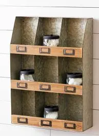 Free Delivery 9 Compartment Wall Shelf