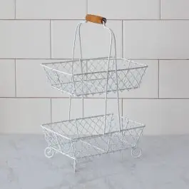 Wire 2 Tier Basket Exclusive