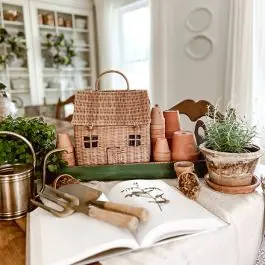 Secure Checkout Handled Rattan House Basket