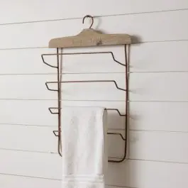 Hanging Farmhouse Laundry Towel Rack Popular