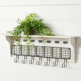 Markdown Weekly Wall Organizer With Hooks