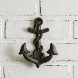 Cast Iron Anchor Wall Hook Set of 2 Best Seller