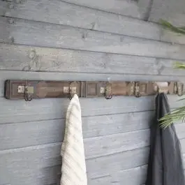Repurposed Truck Railing 6 Hook Coat Rack Luxury