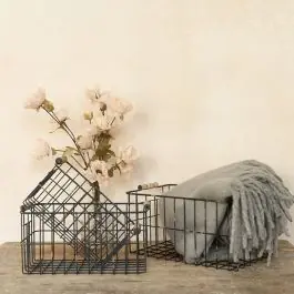 Order Now Rustic Wire Basket Set of 3