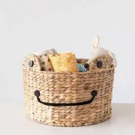 Woven Round Frog Basket Limited Time