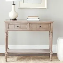 Worldwide Shipping Country Charms 2 Drawer Console