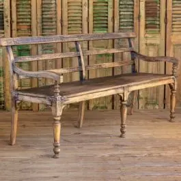Antiqued Paseo Bench | SHIPS FREE Order Now