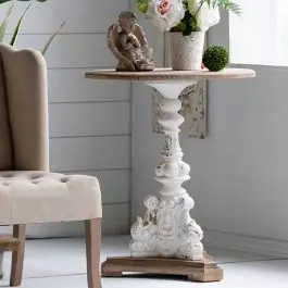 Architectural Ambiance Round Accent Table Affordable