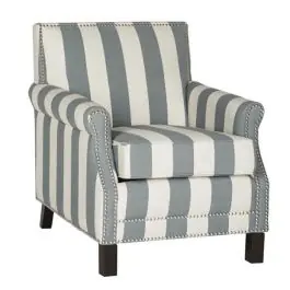 Awning Striped Roll Arm Chair Limited Offer
