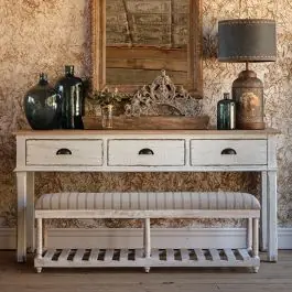 Bargain Rustic Reclaimed Wooden Entryway Table | SHIPS FREE