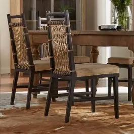 Woven Rope Plantation Dining Chair Seasonal Sale