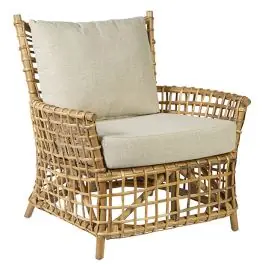 Woven Rattan Cushioned Patio Chair Best Seller