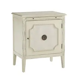 Beaded Linen Front End Table Instant Buy