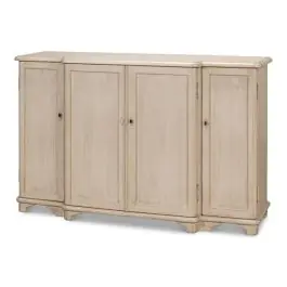 4 Door Stone Grey Breakfront Sideboard | SHIPS FREE Hot Picks