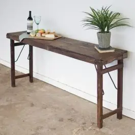 Antique Style Folding Console Table Popular
