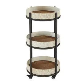 3 Tier Farmhouse Storage Cart Crafted