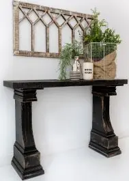 Wooden Wall Mantel Console Table Next Day Delivery