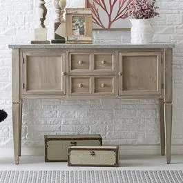 Wood and Metal Sideboard Discount