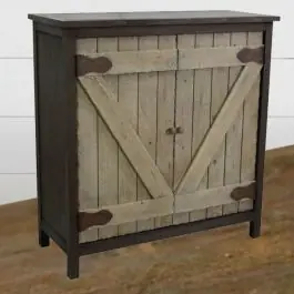 Barn Door Accent Cabinet Deal