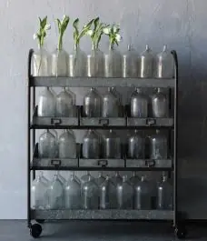 4 Tier Metal Rolling Cart With 6 Bins Free Returns