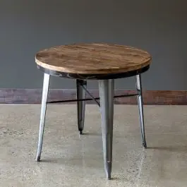 Bargain Industrial Flair Wood and Metal Table