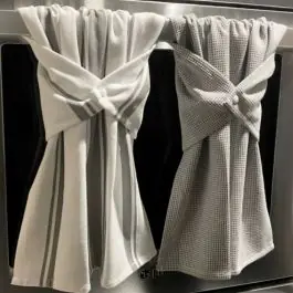 Bulk Order Gorgeous Greys Patterned Kitchen Towel Set of 2