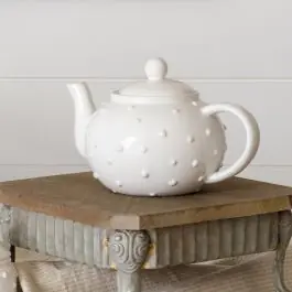 Crafted Simply Polka Dot Teapot