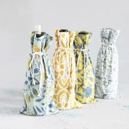 Popular Printed Pattern Wine Bag Set of 4