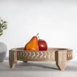 No Minimum Order Footed Round Wooden Riser