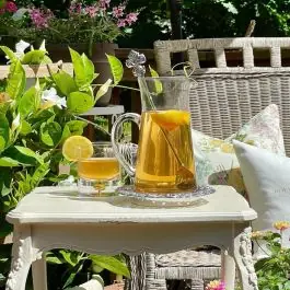 Markdown Arthur Court 3 Piece Fleur De Lis Pitcher Set