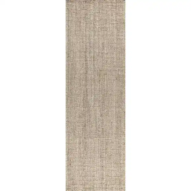Order Now Pata Handwoven Chunky Jute 2' x 18' Runner Rug - Light Ivory