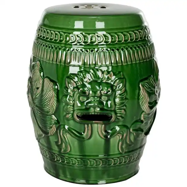 Special Offer Chinese Dragon Stool - Green